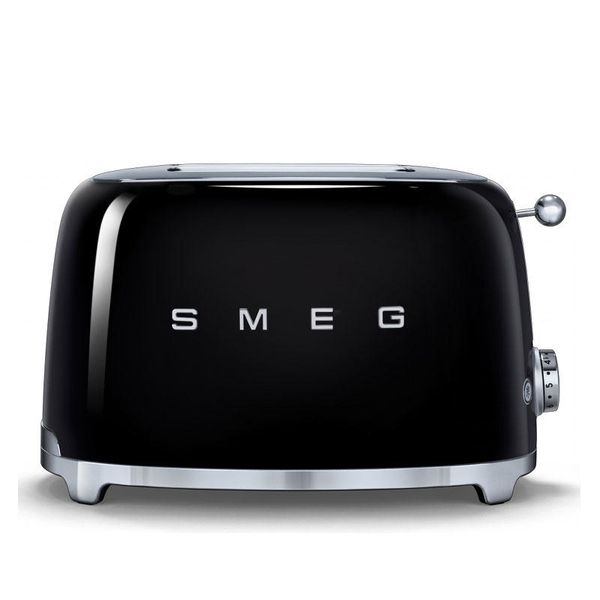 Smeg Retro Black 2 Slice Toaster (TSF01BLUK)