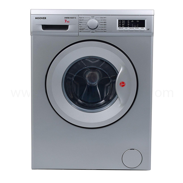 Hoover 7KG Front Load Washing Machine Silver HWM1007S