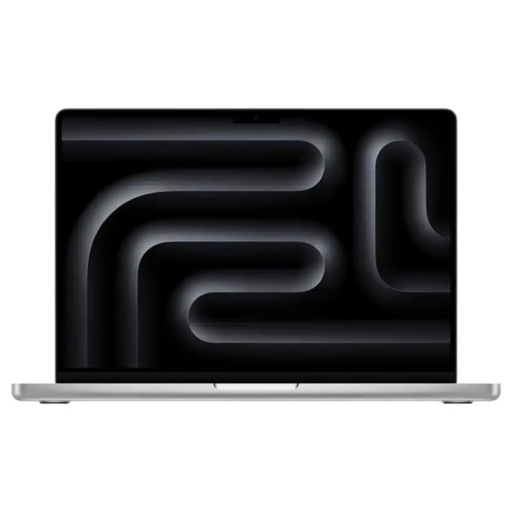 Apple MacBook Pro 14-inch (2023) – M3 with 8-core CPU / 8GB RAM / 512GB SSD / 10-core GPU / macOS Sonoma / English & Arabic Keyboard / Silver / Middle East Version - MR7J3AB/A