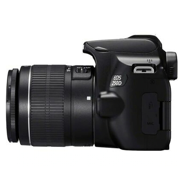 Canon EOS250D EFS 18-55MM DC III + EF 75-300MMF4-5.6 III Black KIT (EOS250DKIT1)