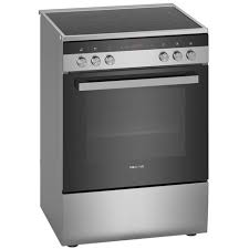 Siemens 60X60 St. Steel Ceramic, Multifunction Oven, 4 zone cooking, KNOBS ARE SILVER (HK9R3A250M)