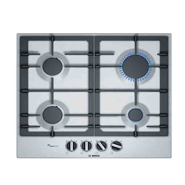 Buy Bosch 60cm St Steel Gas Hob Cast Iron Pan Supports Full Safety