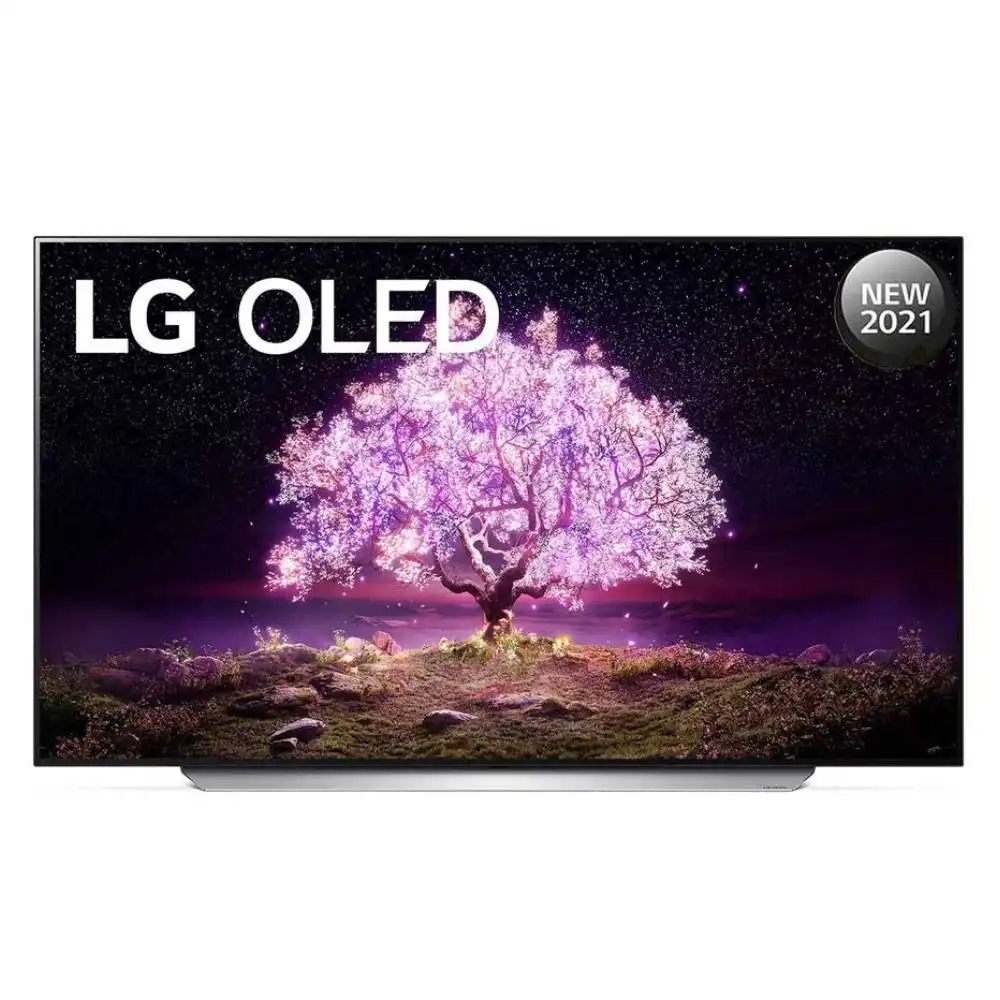 LG OLED TV 65 Inch C1 Series Cinema Screen Design 4K Cinema HDR webOS Smart with ThinQ AI Pixel Dimming - OLED65C1PVB