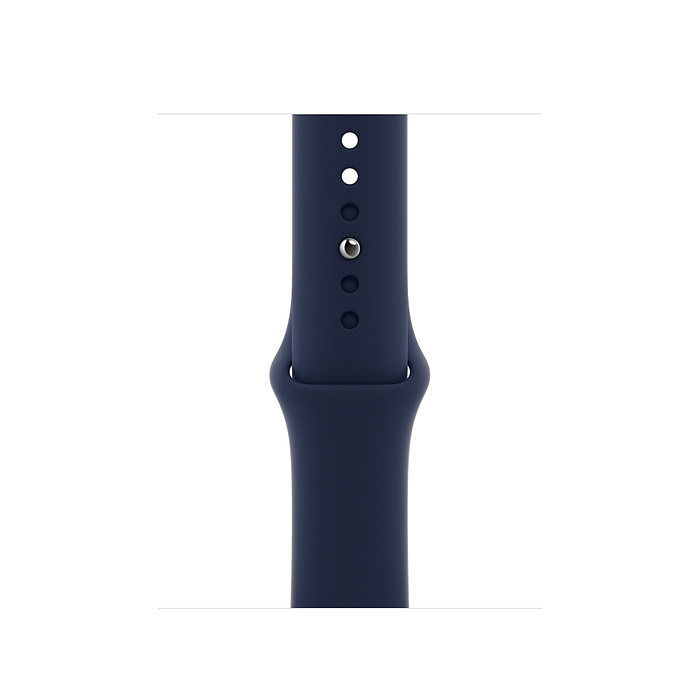 Apple Watch Series 6 GPS, 40mm Blue Aluminium Case with Deep Navy Sport Band - Regular MG143AE/A 