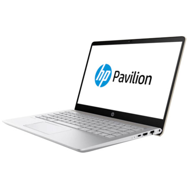 HP Pavilion Notebook 8th Gen, 14 Inch FHD, Intel Core i7-8550U, Upto 4 GHz, 12GB RAM, 1TB+128GB, Win 10, Gold (14-BF107)