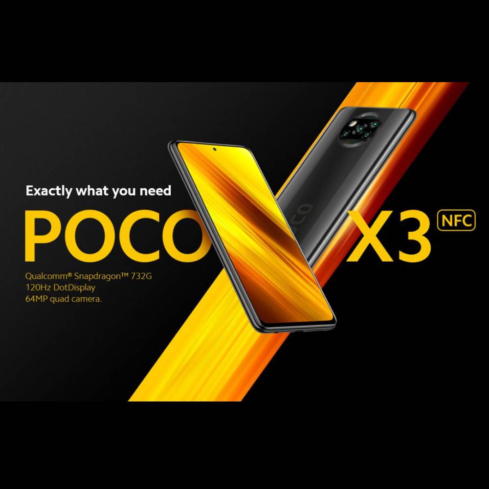 XIAOMI MOBILE PHONE / REDMI POCCO X3,64GB, SHADOW GREY -  POCOX3-64GBGY