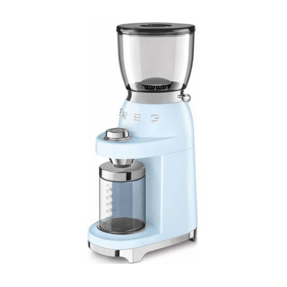 Smeg Coffee grinder Pastel Blue CGF01PBUK