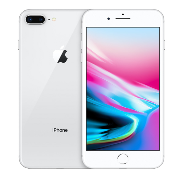 Apple iPhone 8 Plus 64GB - Silver (​​IP8P-64GBSL-EC) FACETIME