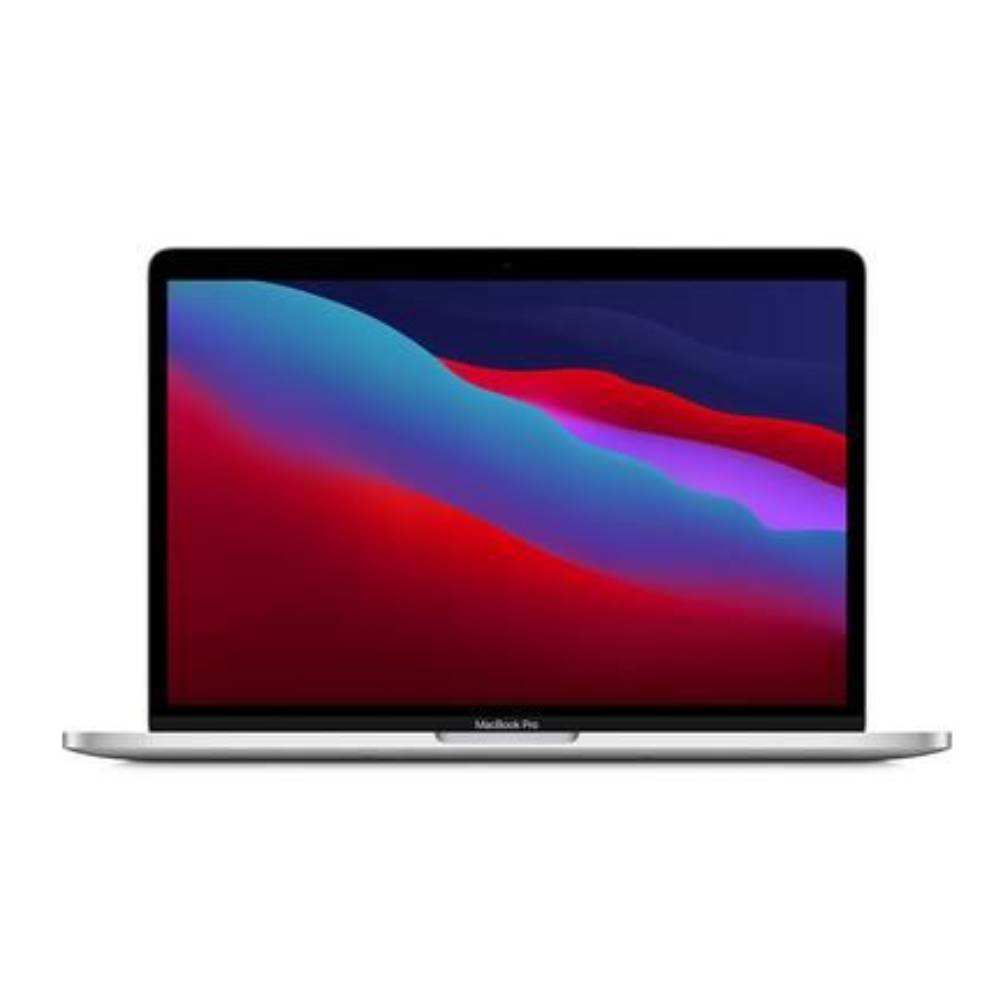 MacBook Pro 13" M1 chip 256GB SSD 8‑core CPU and 8‑core GPU Silver Arabic English Keyboard - MYDA2AB/A