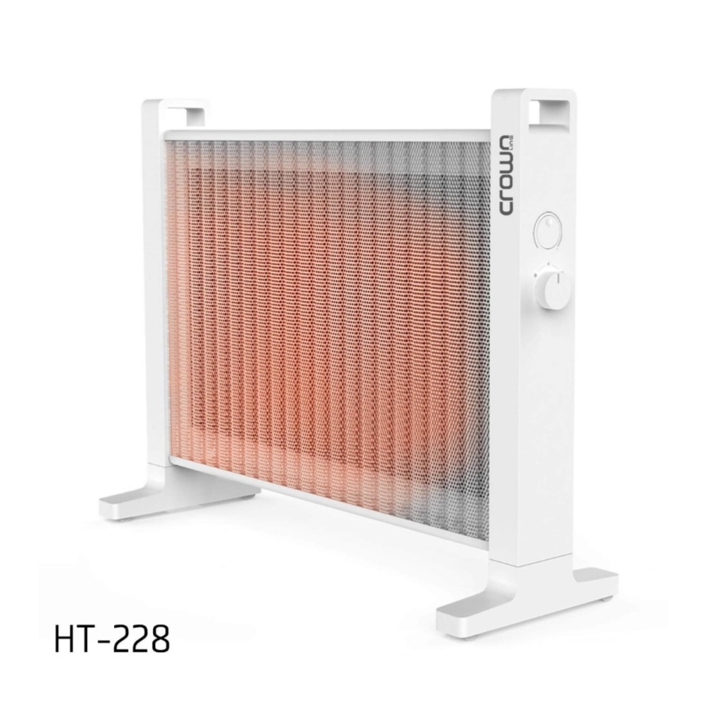  HT228 CROWNLINE PANEL MICA HEATER / STAND TYPE (PORTABLE USE) AND WALL-MOUNTED