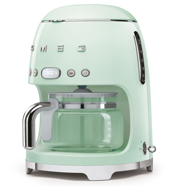 Smeg Drip Filter Coffee Machine Pastel Green (DCF02PGUK)