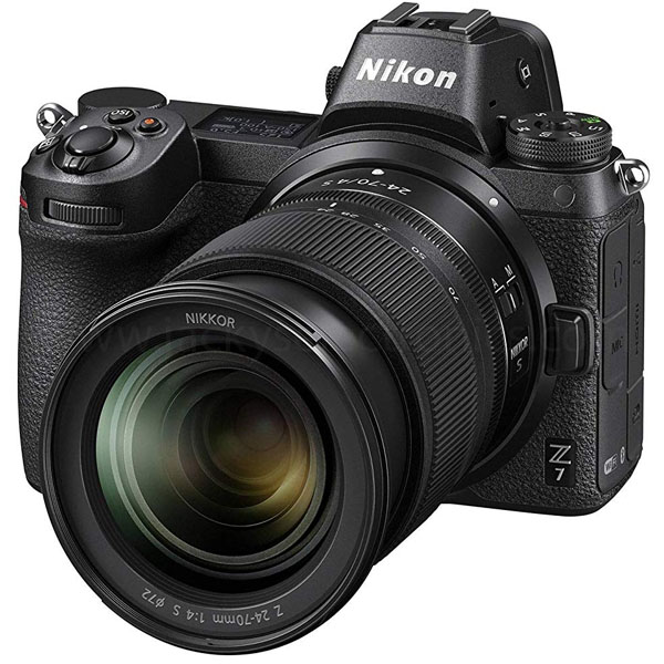 Nikon Z7 Digital Mirror-Less Camera + 24-70MM F/4 Lens + AF-P NIKKOR 70-300mm f/4.5-5.6E ED VR LENS FX  + FTZ Adaptor + NPM + 64GB XQD card