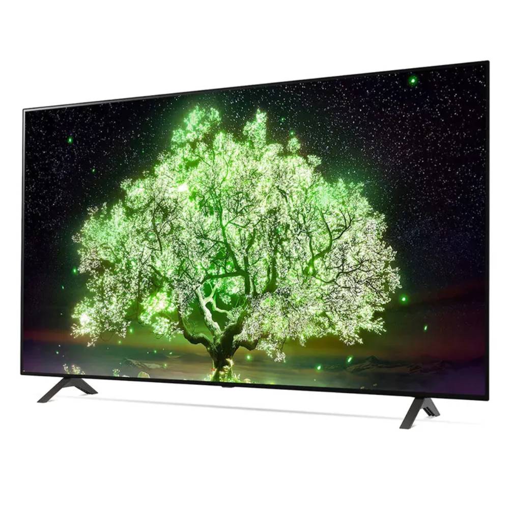 LG OLED TV 65 Inch A1 Series, Cinema Screen Design 4K Cinema HDR WebOS Smart AI ThinQ Pixel Dimming - OLED65A1PVA