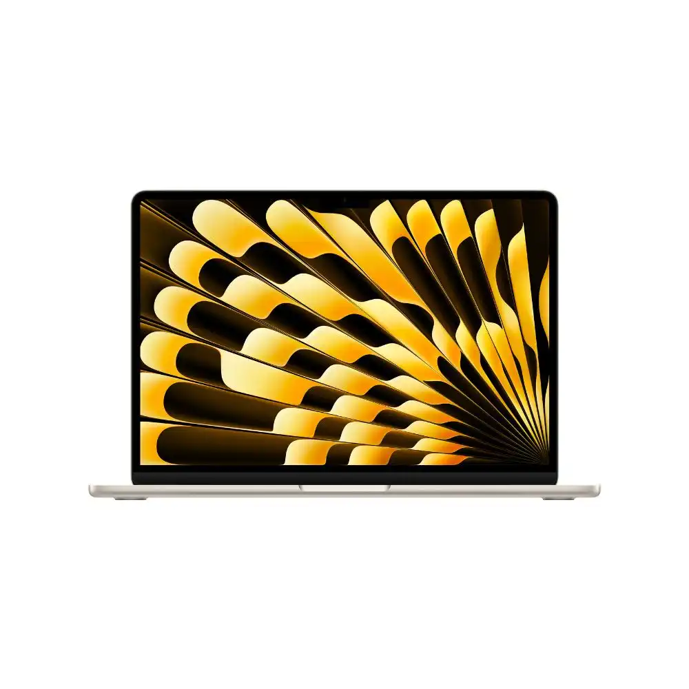 13-inch MacBook Air Apple M3 chip with 8-core CPU and 8-core GPU, 8GB, 256GB SSD Arabic/English - Starlight - MRXT3AB/A