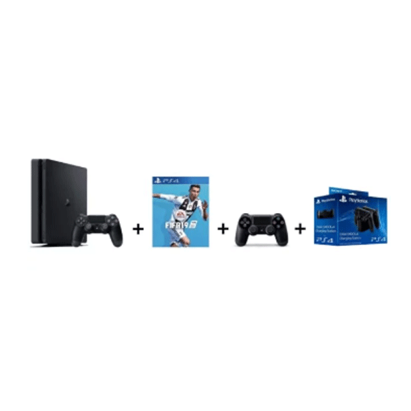 SONY PS-4 GAME CONSOLE / 1TB HDD,FIFA 19 , DS4 + STN  PS4/1TBFIFA19DS4ST
