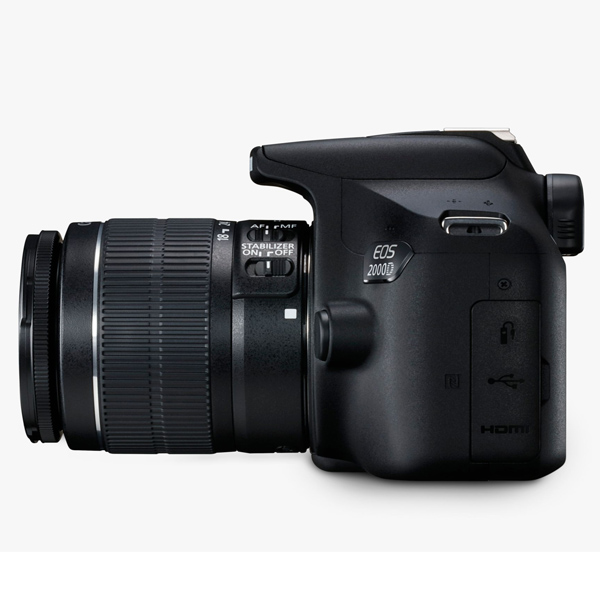Canon EOS 2000D EFS 18-55MM DC III Black Kit (EOS2000D)