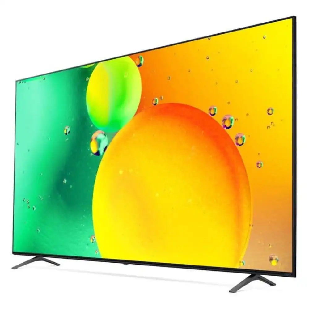 LG NanoCell TV 55 Inch NANO77 Series, Cinema Screen Design 4K Active HDR WebOS Smart AI ThinQ - 55NANO776QA