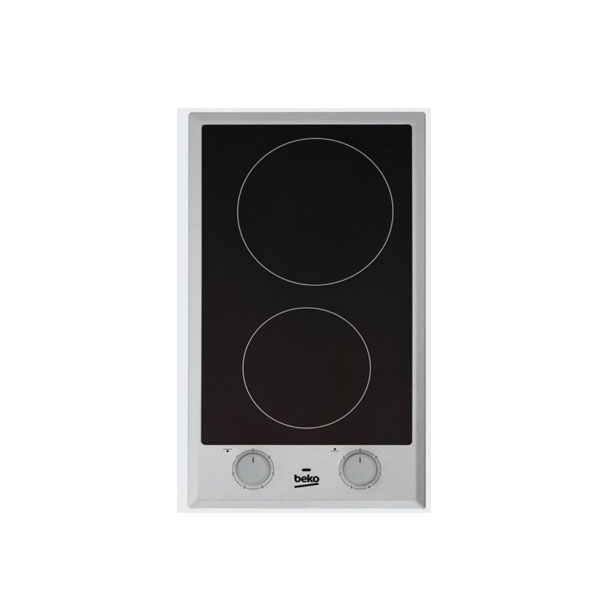 Beko 30cm Built-in Electric Hob, 6 Cooking Level, Made in Turkey (HDCC32200X)