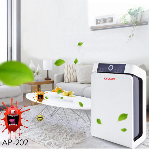 Crownline Air Purifier 3 speed  with sensor, remote control 6291104512474 (AP-202)